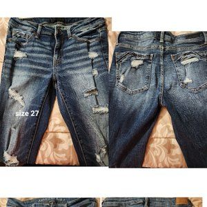 Buckle jeans and one American eagle